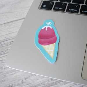 Stickers - Glace chaude