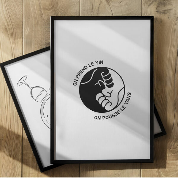 Affiche Yin yang