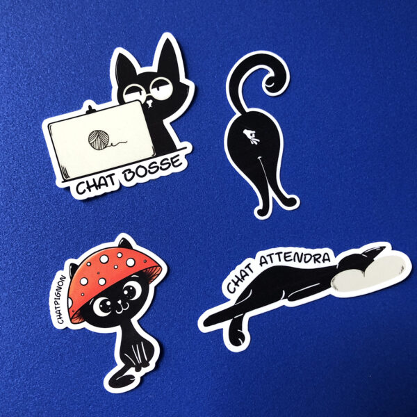 Stickers - Chat surprend