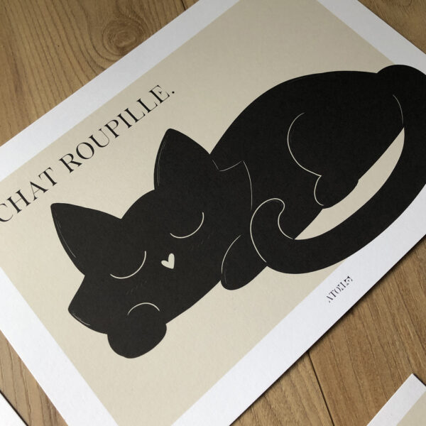 Chat roupille